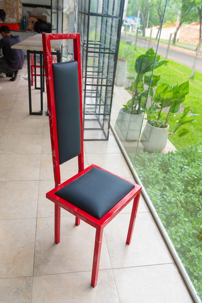 Silla roja respaldo alto